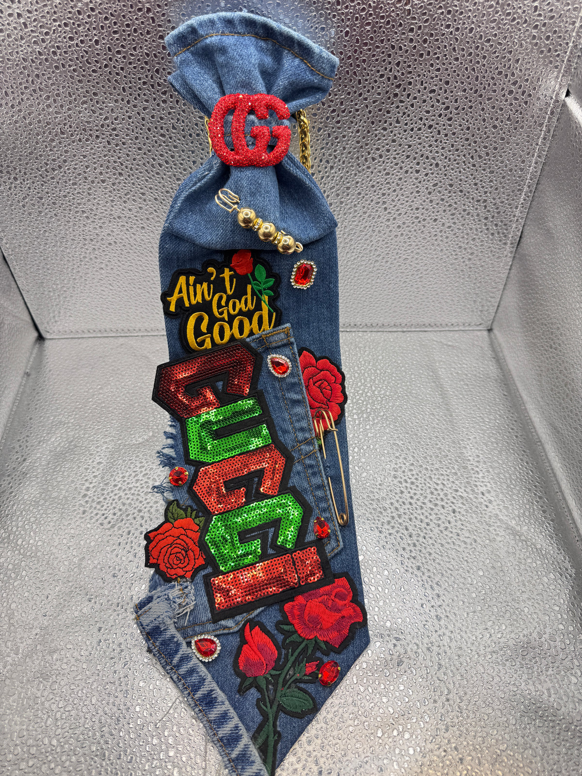 Custom Junk Tie – Handcrafted Patch Statement Tie