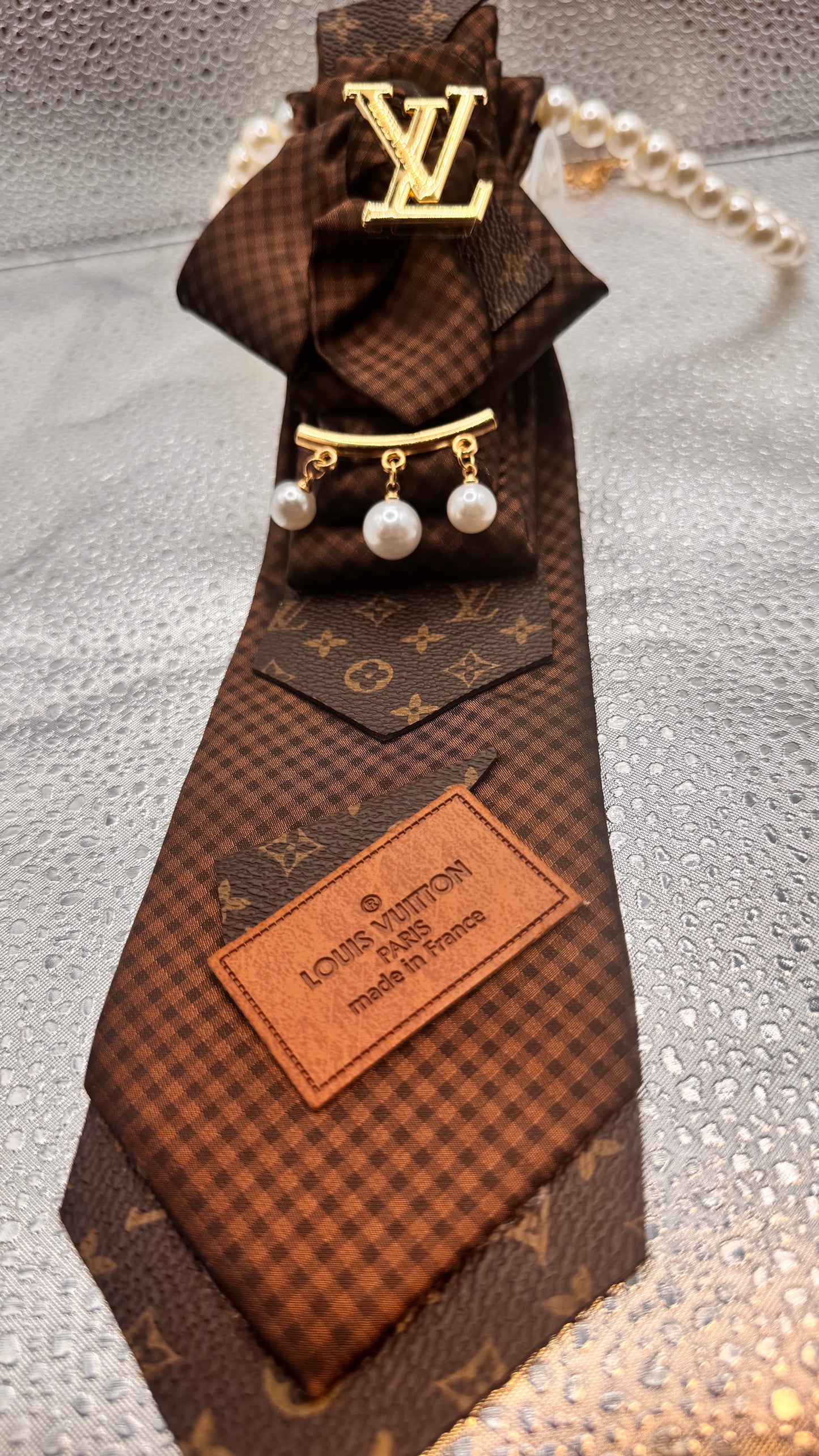 Custom Junk Tie – Handcrafted Patch Statement Tie